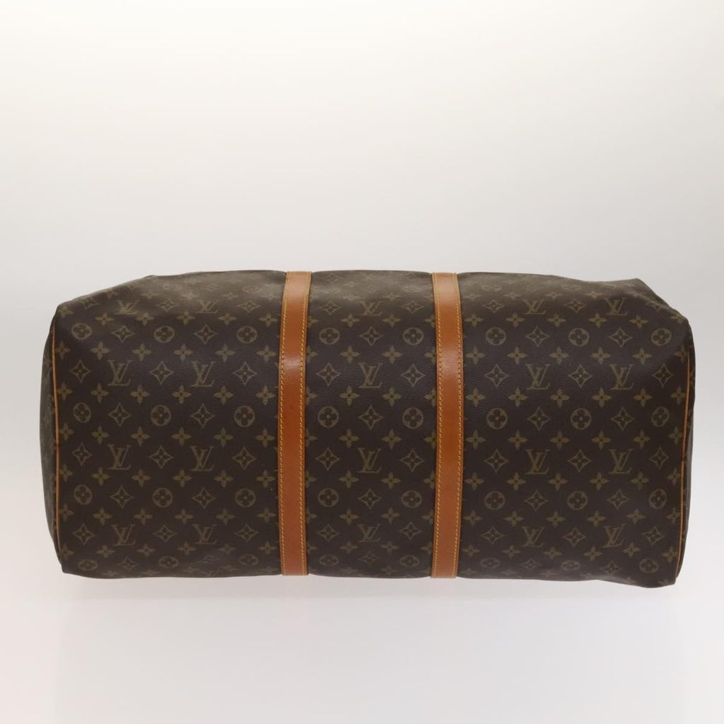 Louis Vuitton Keepall Bag Monogram Canvas Brown Canvas Travel Bag