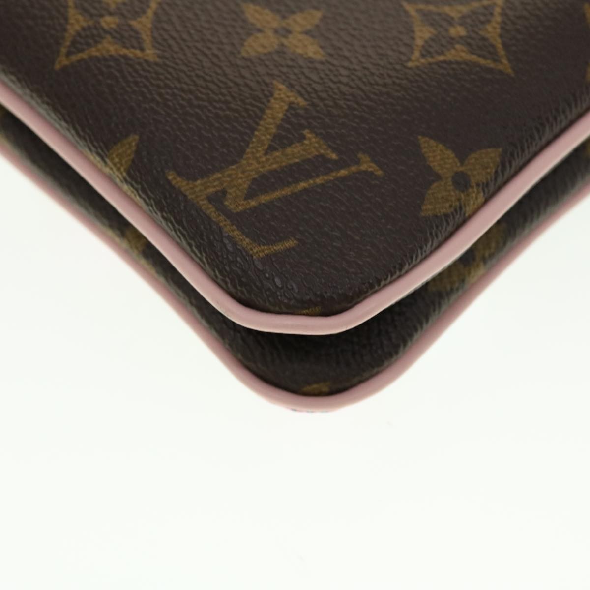 Louis Vuitton Double Zip Pochette Limited Edition Vivienne Xmas Monogram Canvas Brown Canvas Clutche & Pouche Bag