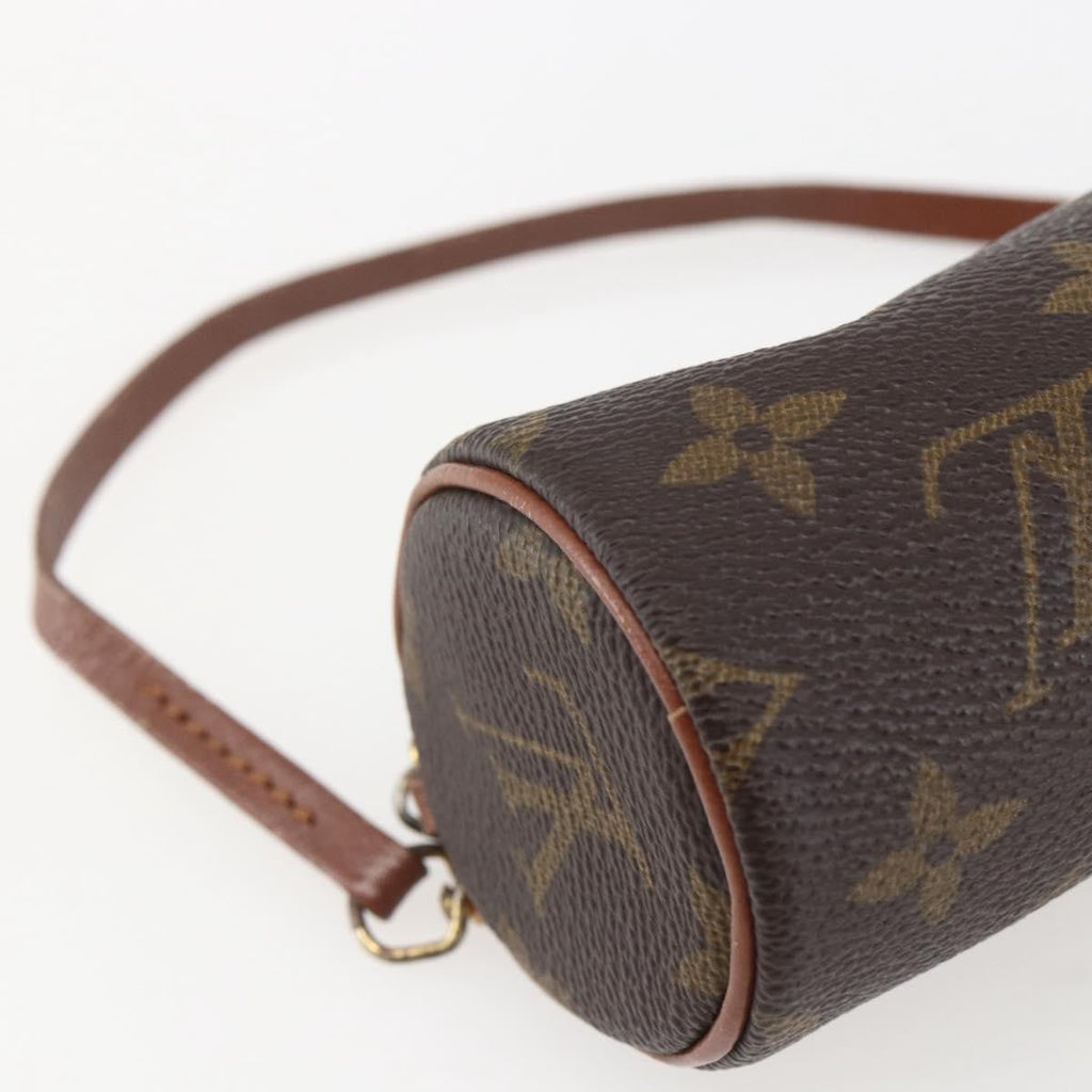 Louis Vuitton Papillon Pochette Monogram Canvas Brown Canvas Clutche & Pouche Bag