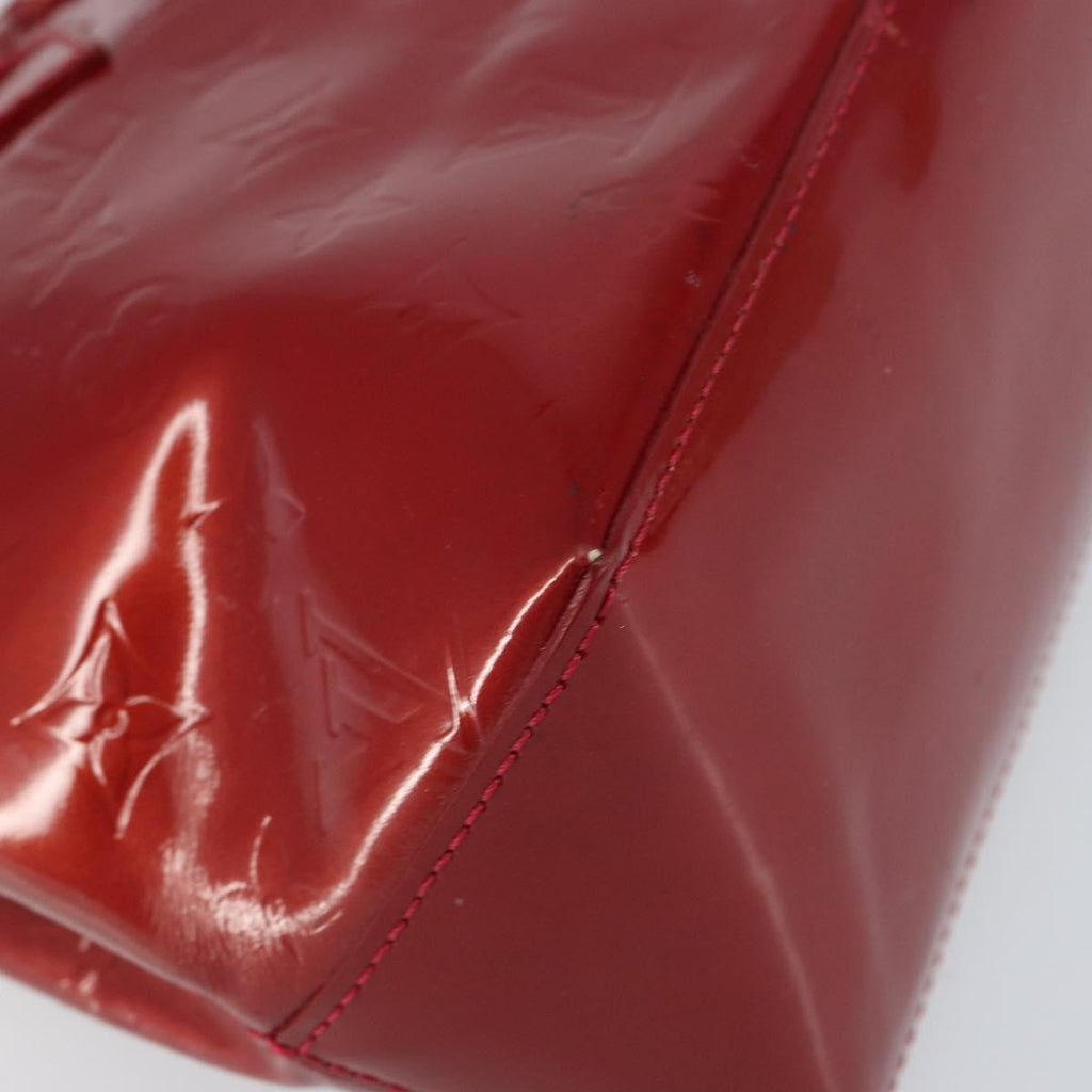 Louis Vuitton Wilshire Handbag Monogram Vernis Red Patent_Leather Handbag
