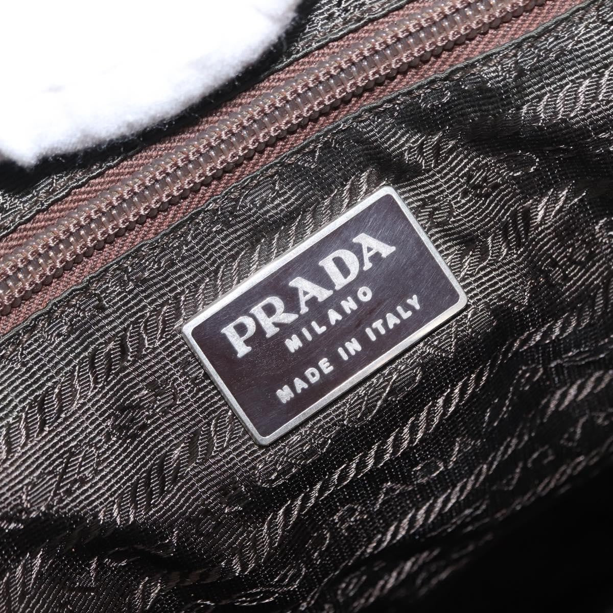 Prada Double Front Pocket Backpack Tessuto Khaki Nylon Backpack Bag