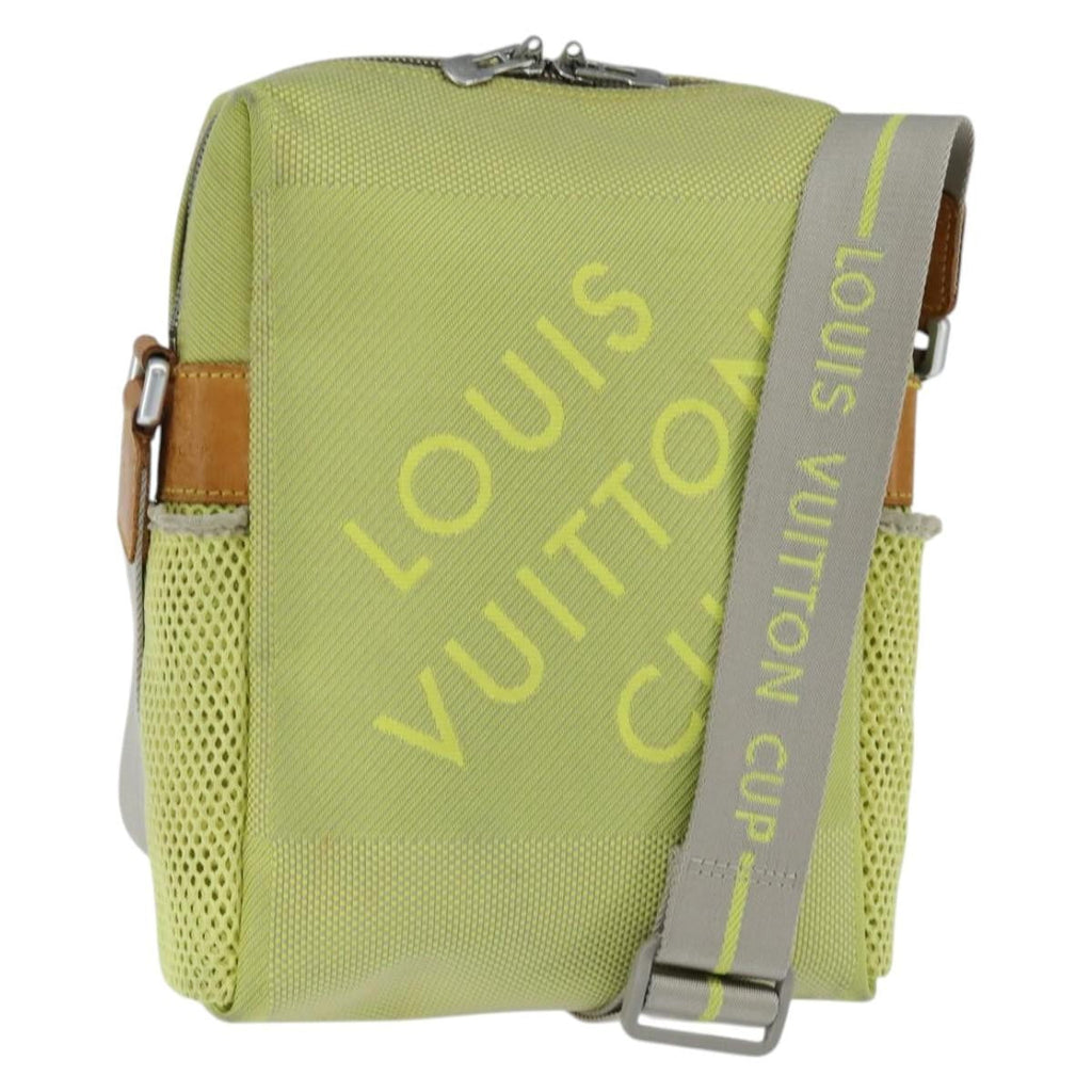 Louis Vuitton Cup Weathery Bag Damier Geant Canvas Yellow Canvas Shoulder Bag
