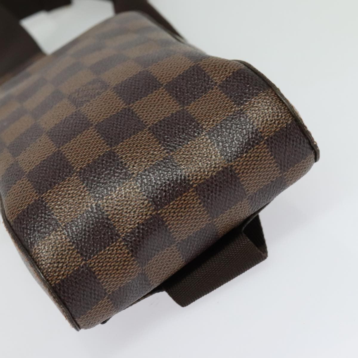 Louis Vuitton Geronimos Waist Bag Damier Brown Canvas Clutche & Pouche Bag