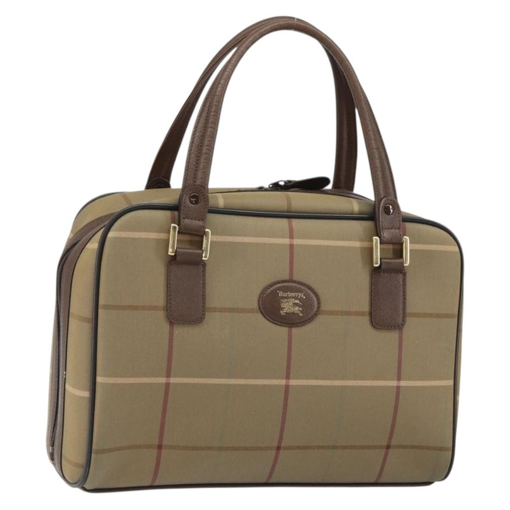 Burberry Nova Check Handbag Nova Check Canvas Brown Canvas Handbag
