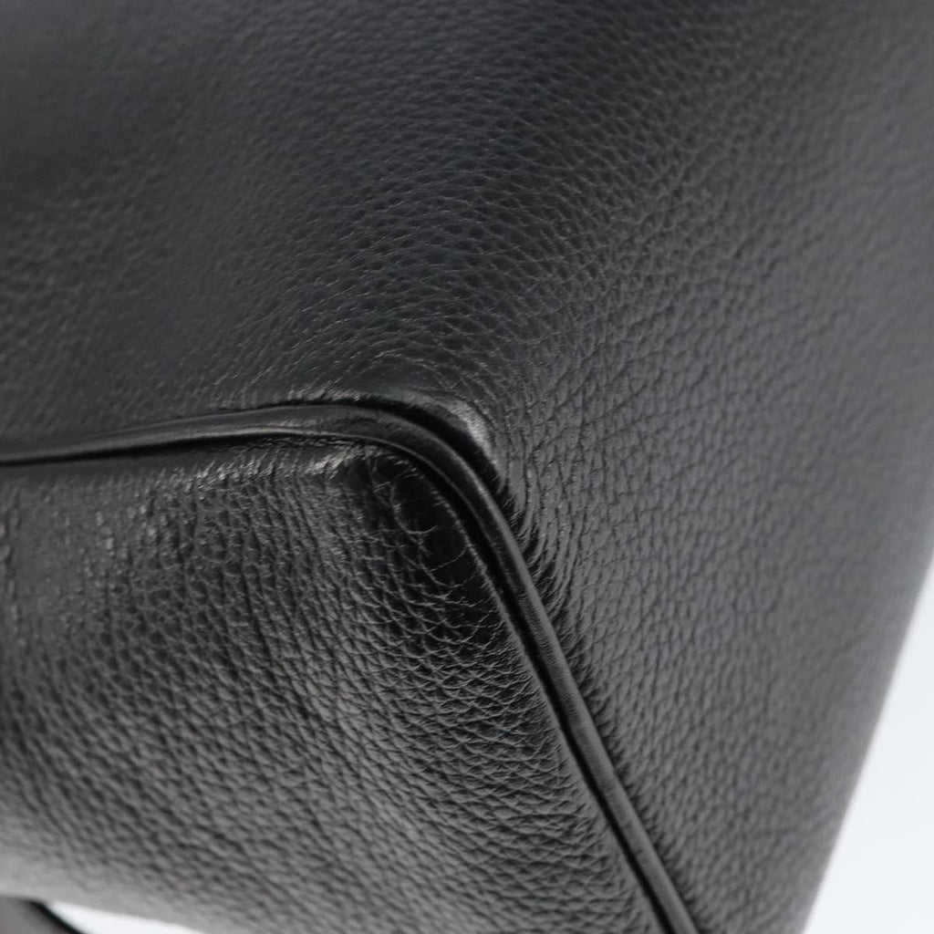 Celine Handbag Leather Black Leather Handbag