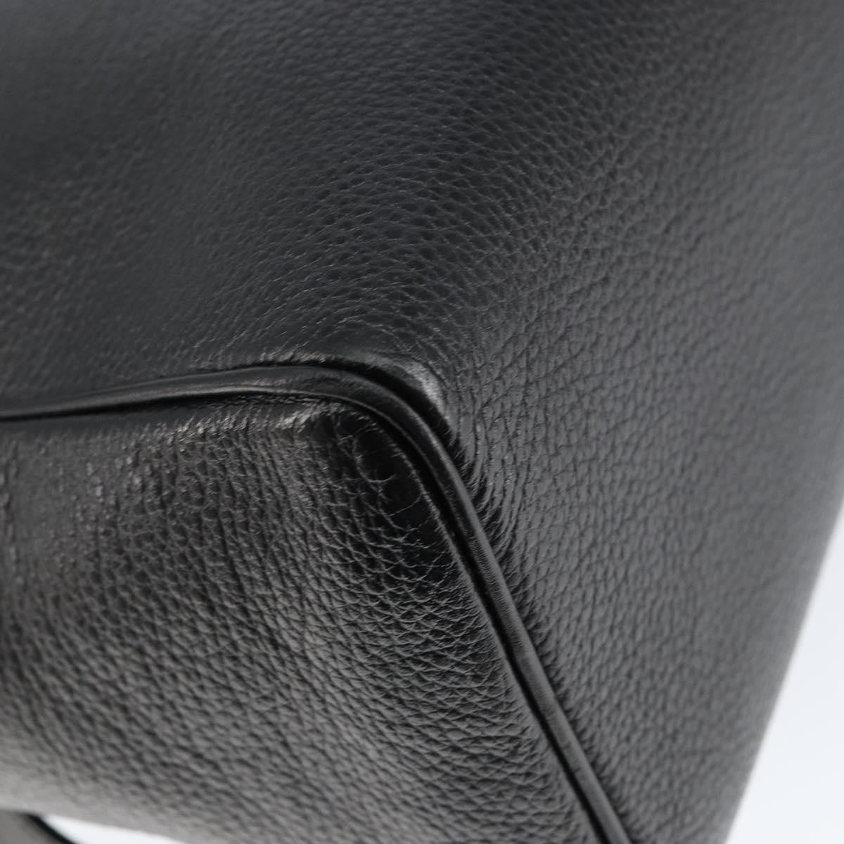 Celine Handbag Leather Black Leather Handbag