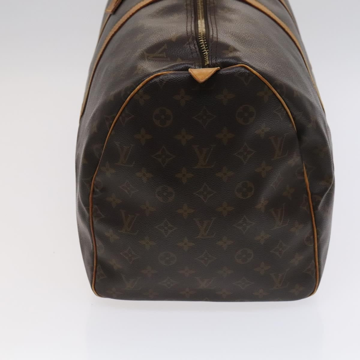 Louis Vuitton Keepall Bag Monogram Canvas Brown Canvas Travel Bag