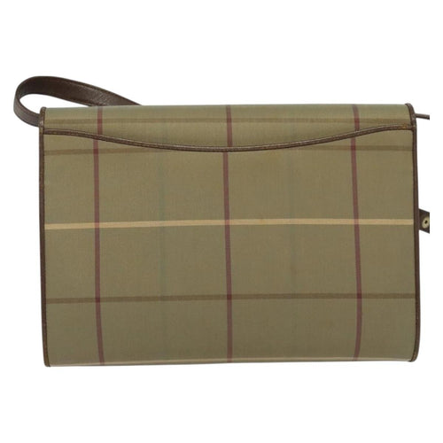 Burberry Nova Check Shoulder Bag Canvas And Leather Beige Canvas Shoulder Bag