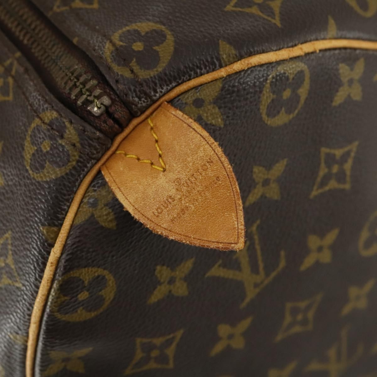 Louis Vuitton Keepall Bag Monogram Canvas Brown Canvas Travel Bag