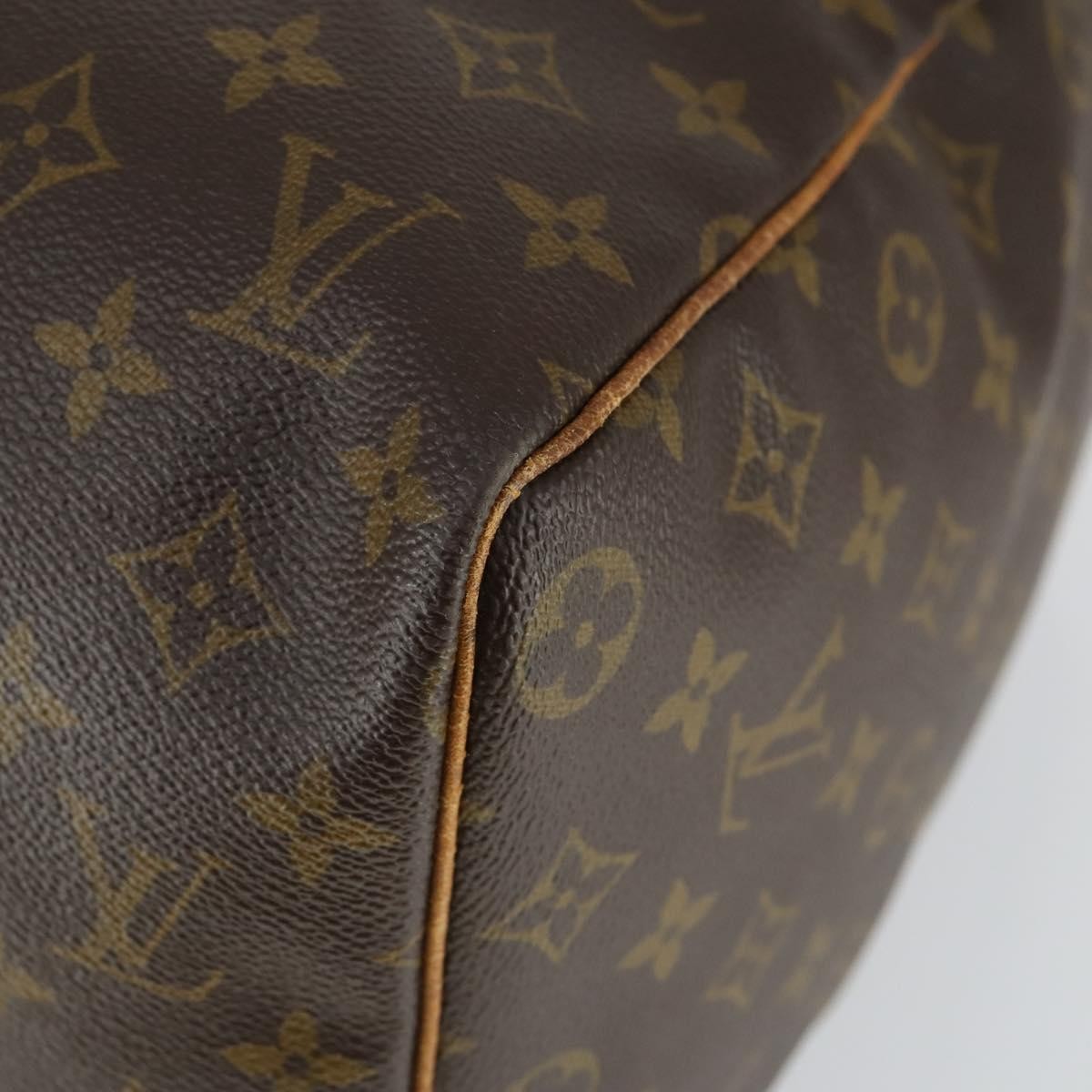 Louis Vuitton Keepall Bag Monogram Canvas Brown Canvas Travel Bag