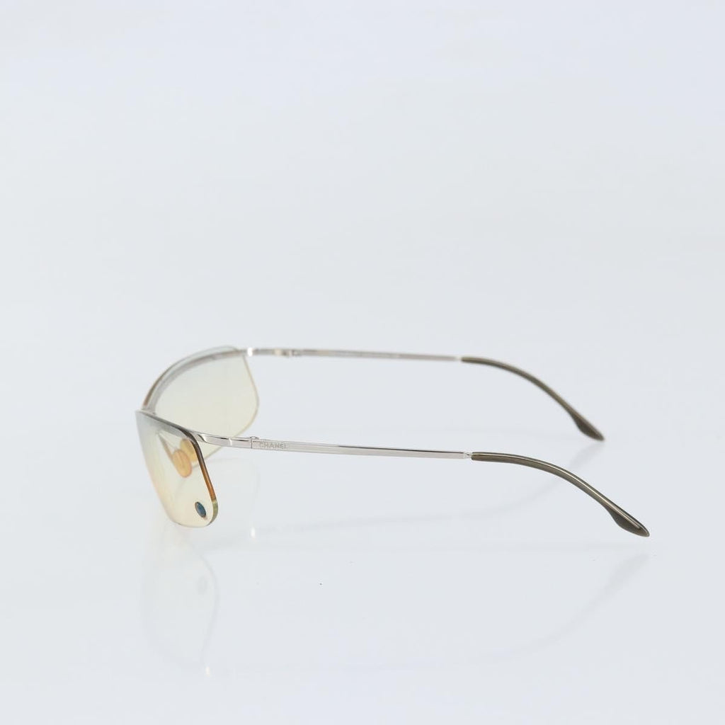 Chanel Logo Cc Sunglasses Metal Silver Metal Sunglasse Accessory