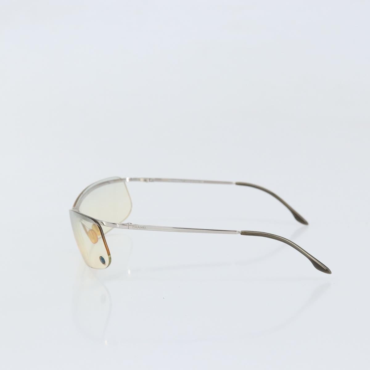 Chanel Logo Cc Sunglasses Metal Silver Metal Sunglasse Accessory