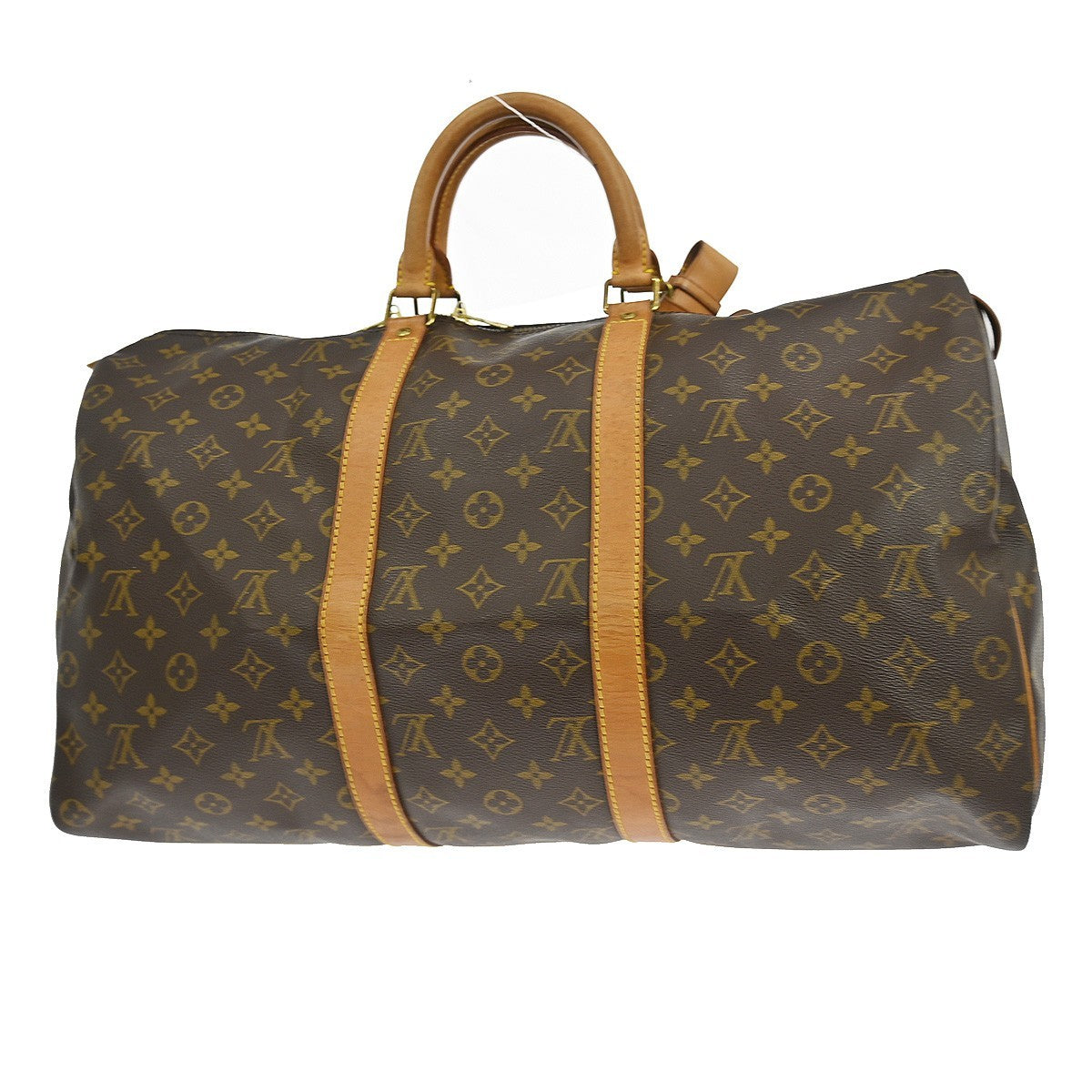 Louis Vuitton Keepall Bag Monogram Canvas Brown Canvas Travel Bag