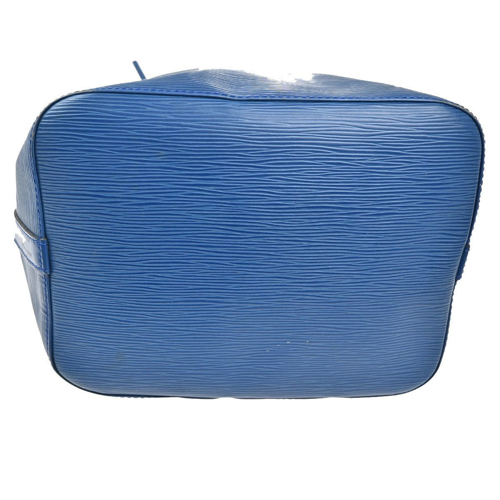 Louis Vuitton Petit Noe Handbag Epi Leather Blue Leather Shoulder Bag