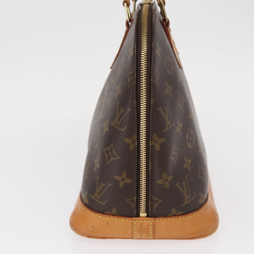 Louis Vuitton Alma Handbag Monogram Canvas Brown Canvas Handbag
