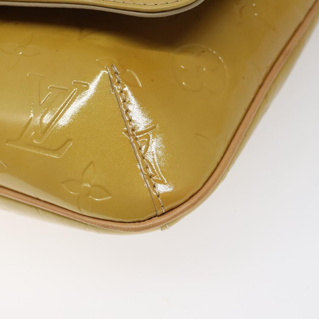 Louis Vuitton Thompson Street Handbag Monogram Vernis Beige Patent_Leather Bag