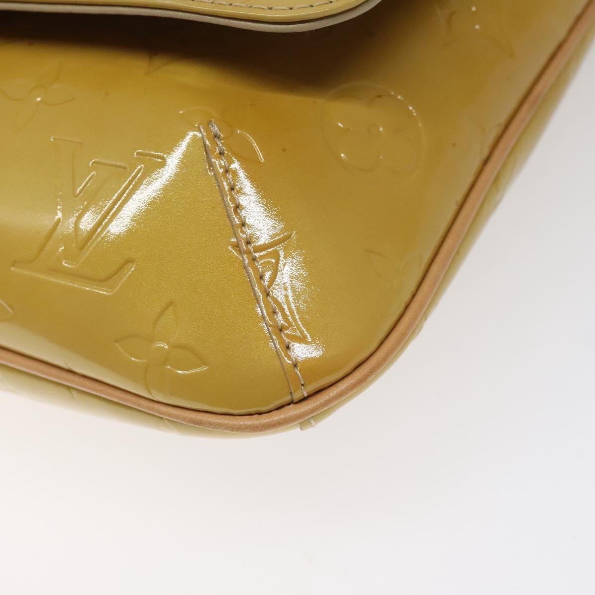 Louis Vuitton Thompson Street Handbag Monogram Vernis Beige Patent_Leather Bag