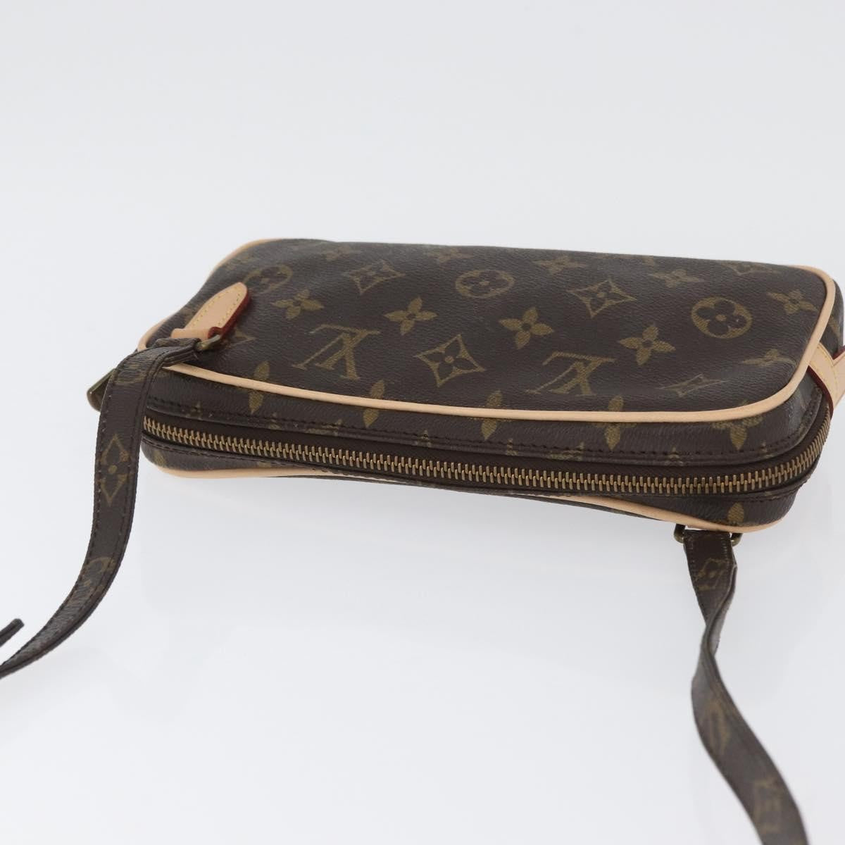 Louis Vuitton Pochette Marly Bandouliere Bag Monogram Canvas Brown Canvas Shoulder Bag
