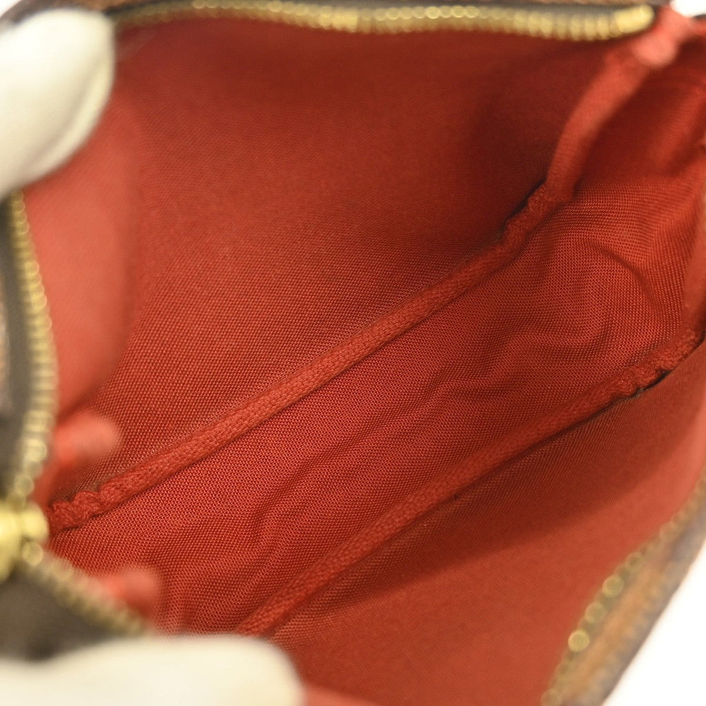 Louis Vuitton Trousse Make Up Bag Damier Canvas Brown Canvas Clutche & Pouche Bag