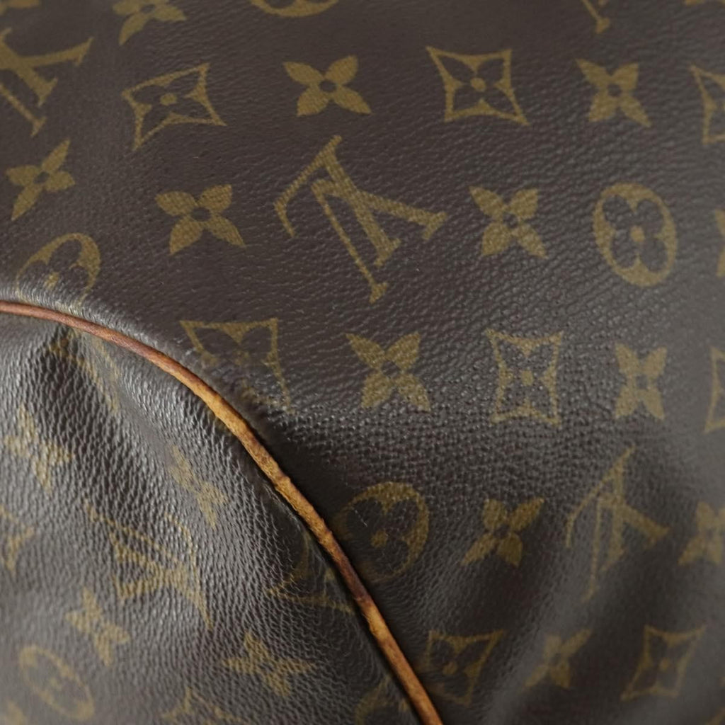 Louis Vuitton Keepall Bag Monogram Canvas Brown Canvas Travel Bag