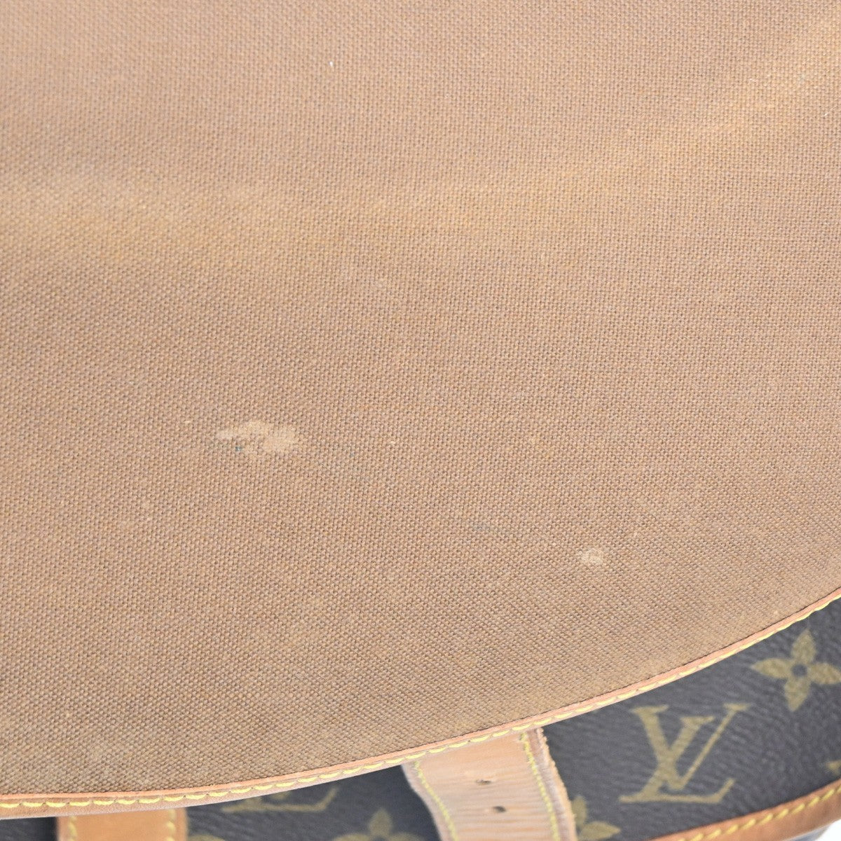 Louis Vuitton Saumur Handbag Monogram Canvas Brown Canvas Shoulder Bag