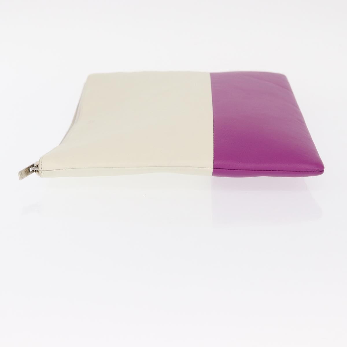 Celine Bicolor Solo Clutch Leather Multicolour Leather Clutche & Pouche Bag