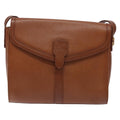Burberry Flap Shoulder Bag Leather Brown Leather Shoulder Bag