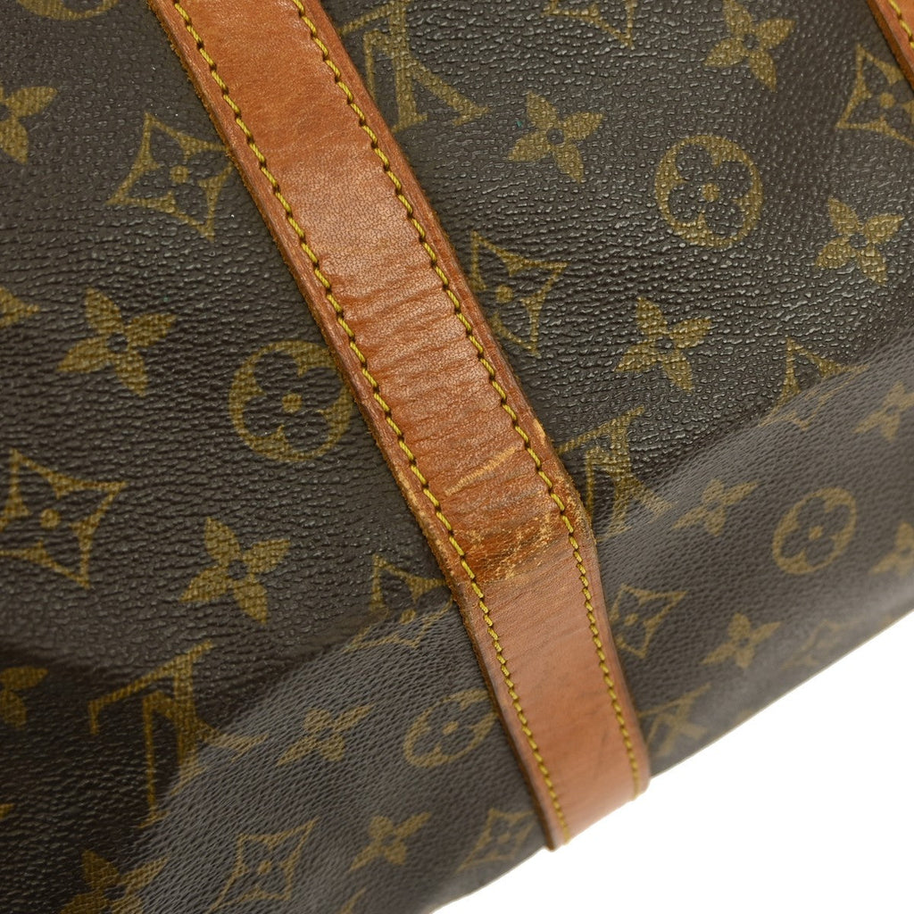 Louis Vuitton Keepall Bandouliere Bag Monogram Canvas Brown Canvas Travel Bag