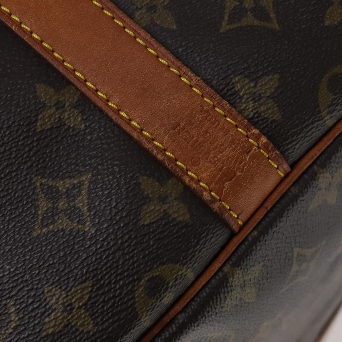Louis Vuitton Keepall Bandouliere Bag Monogram Canvas Brown Canvas Bag