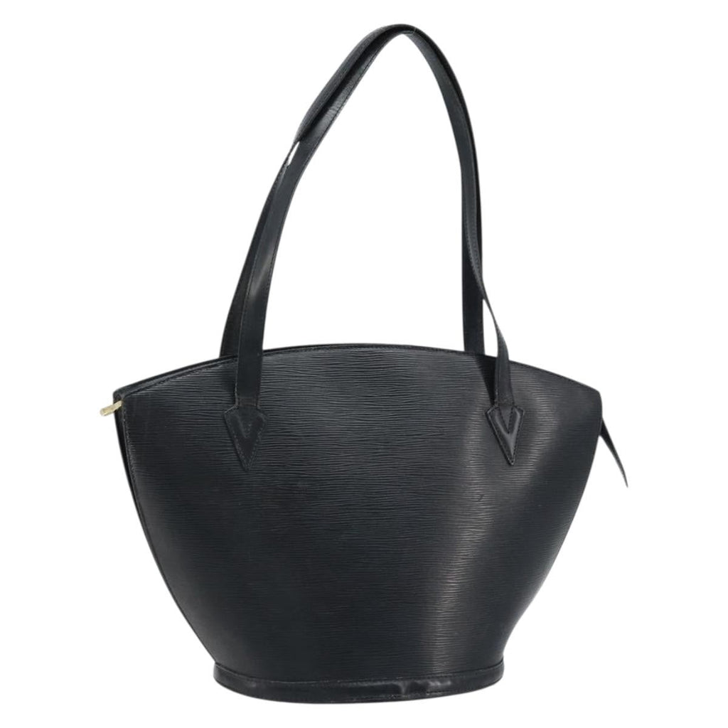 Louis Vuitton Saint Jacques Handbag Epi Leather Black Leather Shoulder Bag