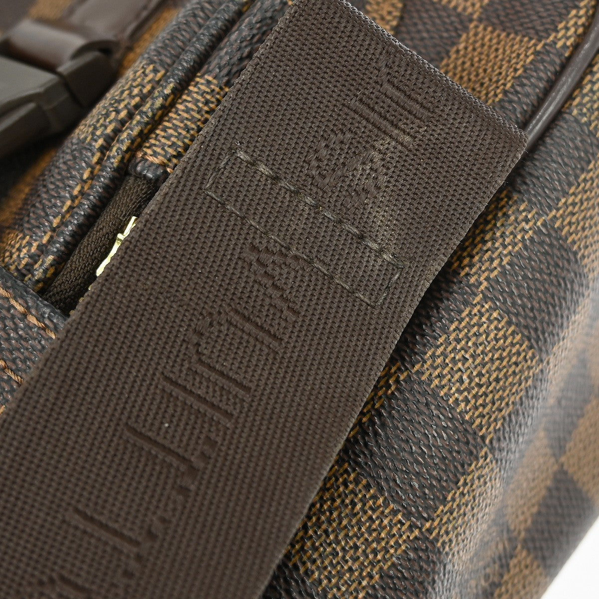 Louis Vuitton Melville Messenger Bag Damier Brown Canvas Shoulder Bag