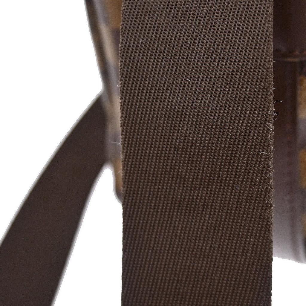 Louis Vuitton Naviglio Handbag Damier Brown Canvas Shoulder Bag