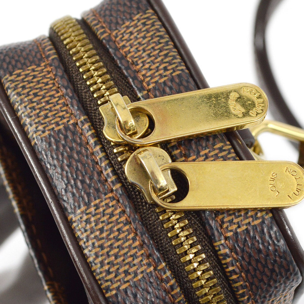 Louis Vuitton Etui Okapi Camera Case Damier Brown Canvas Shoulder Bag
