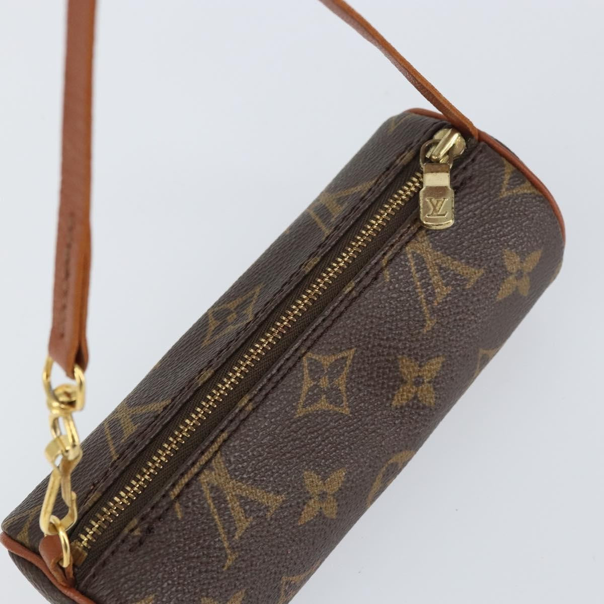 Louis Vuitton Papillon Pochette Monogram Canvas Brown Canvas Clutche & Pouche Bag
