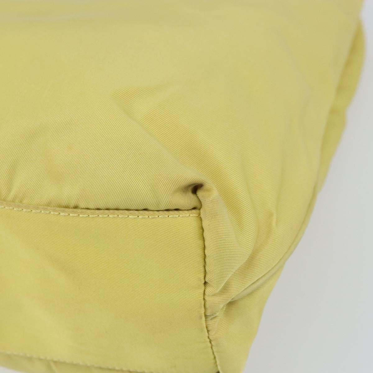 Prada Vintage Tote Nylon Yellow Nylon Tote Bag Bag