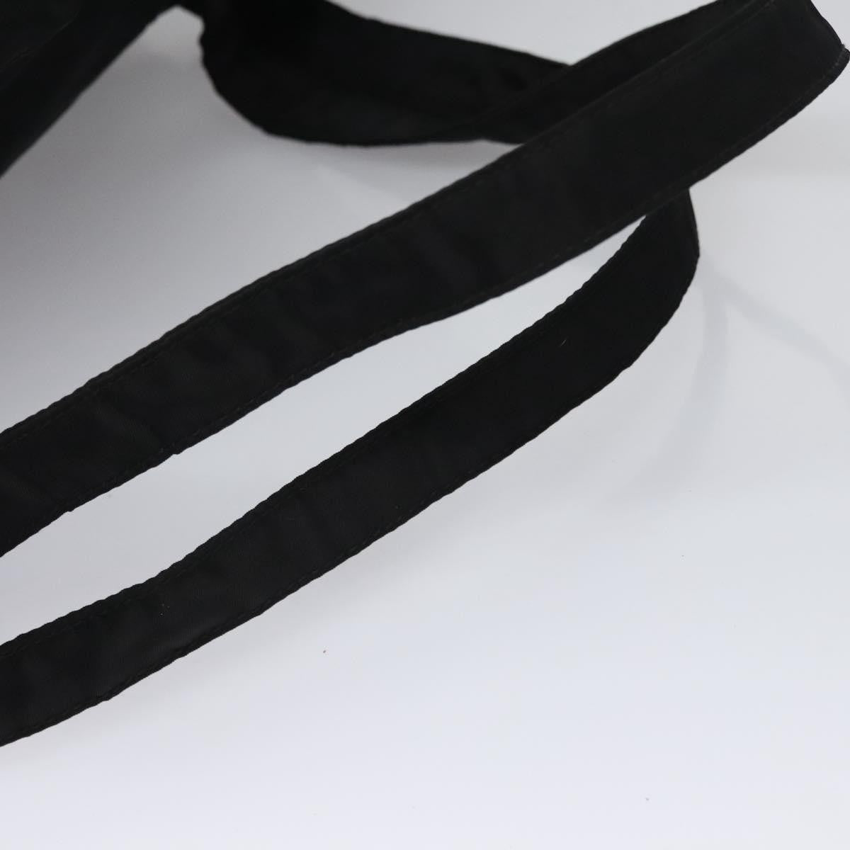 Prada Flap Drawstring Backpack Tessuto Black Nylon Backpack Bag