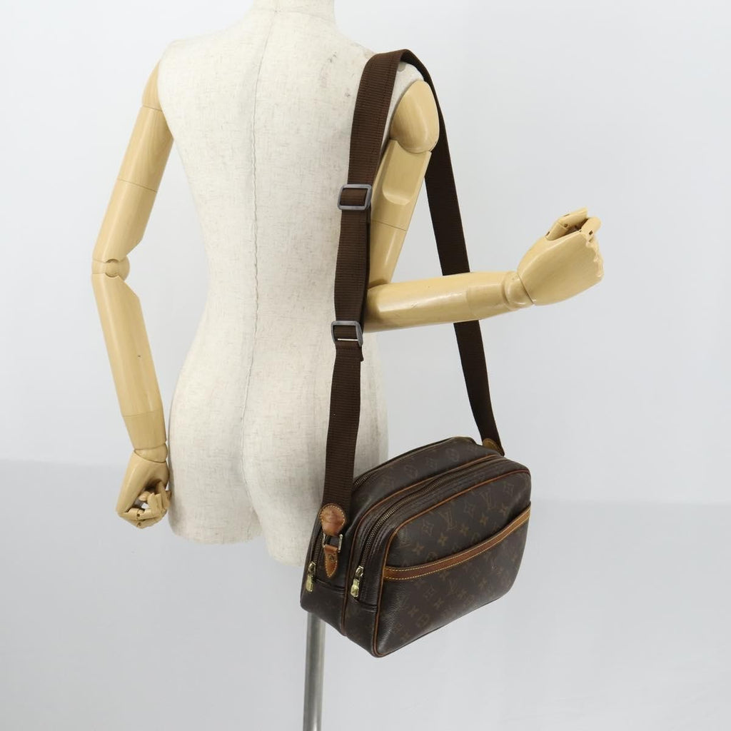 Louis Vuitton Reporter Bag Monogram Canvas Brown Canvas Shoulder Bag