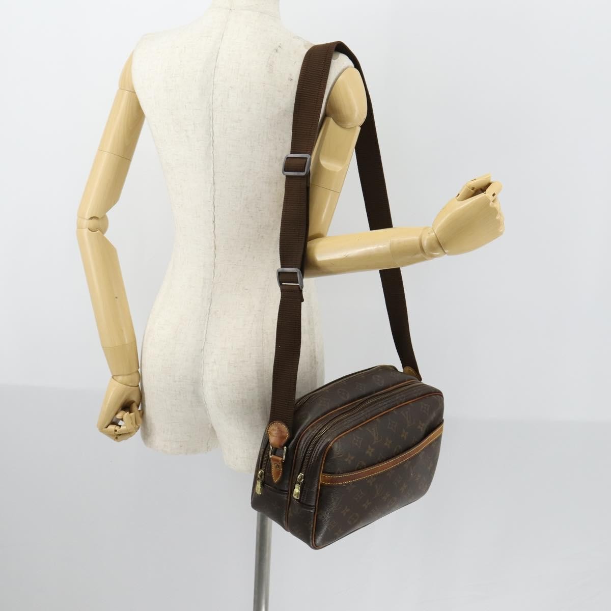 Louis Vuitton Reporter Bag Monogram Canvas Brown Canvas Shoulder Bag