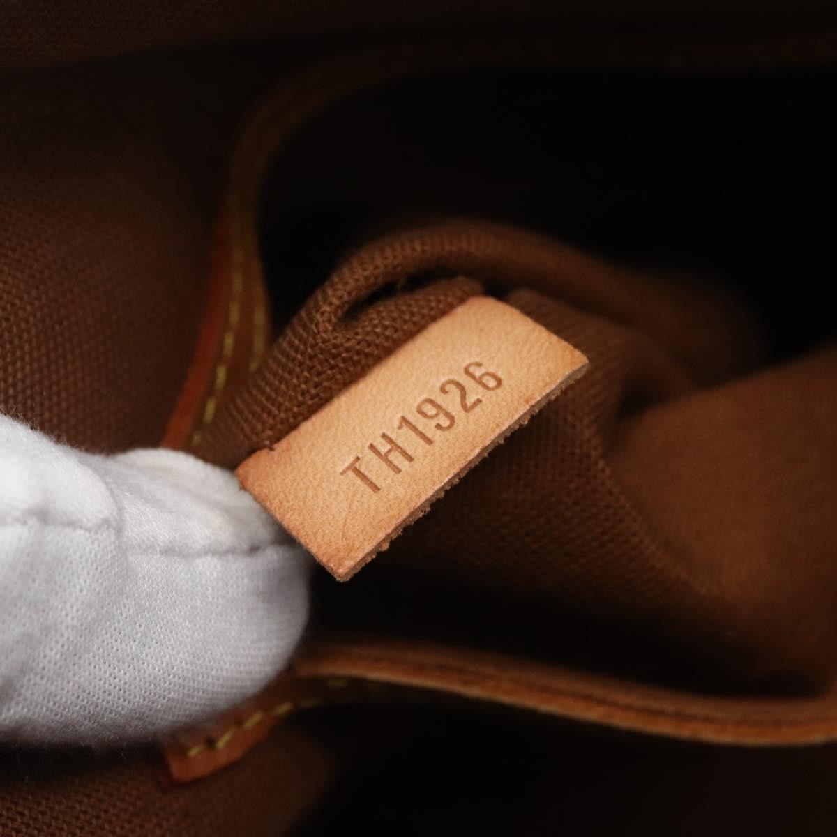 Louis Vuitton Alma Handbag Monogram Canvas Brown Canvas Handbag