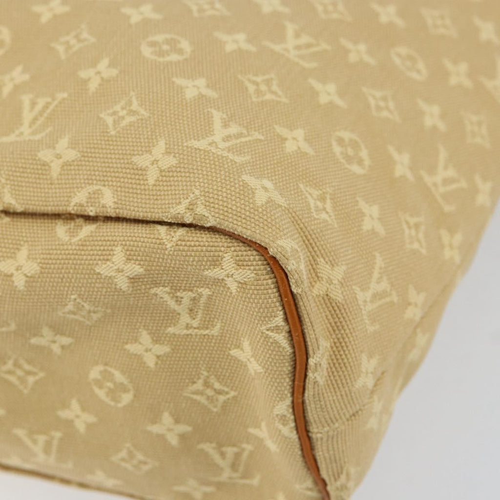 Louis Vuitton Lucille Handbag Mini Lin Beige Canvas Tote Bag