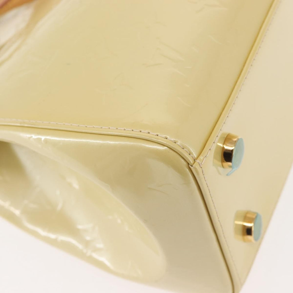 Louis Vuitton Brea Handbag Monogram Vernis Beige Patent_Leather Bag