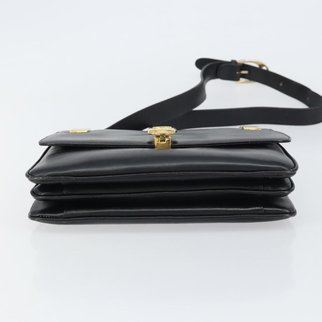 Celine Horse Carriage Shoulder Bag Leather Black Leather Shoulder Bag Bag