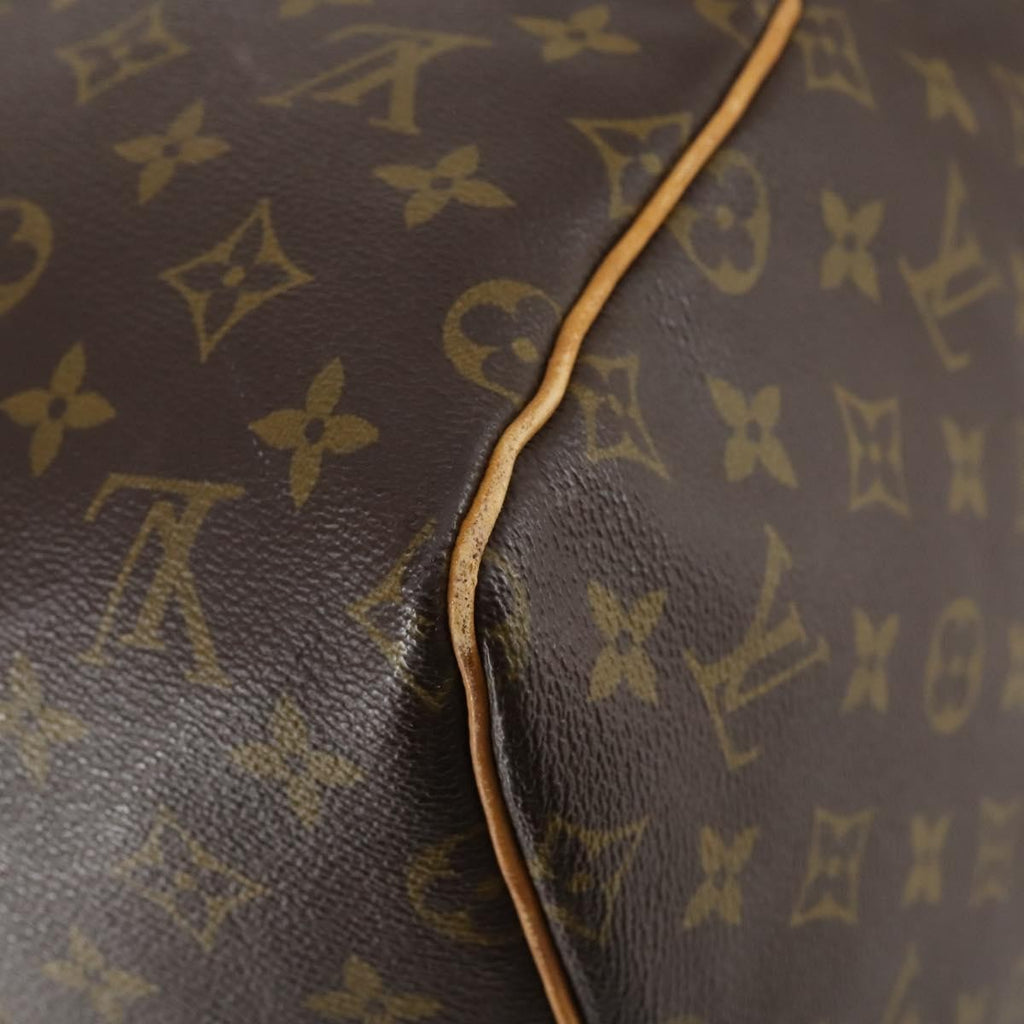 Louis Vuitton Keepall Bag Monogram Canvas Brown Canvas Travel Bag