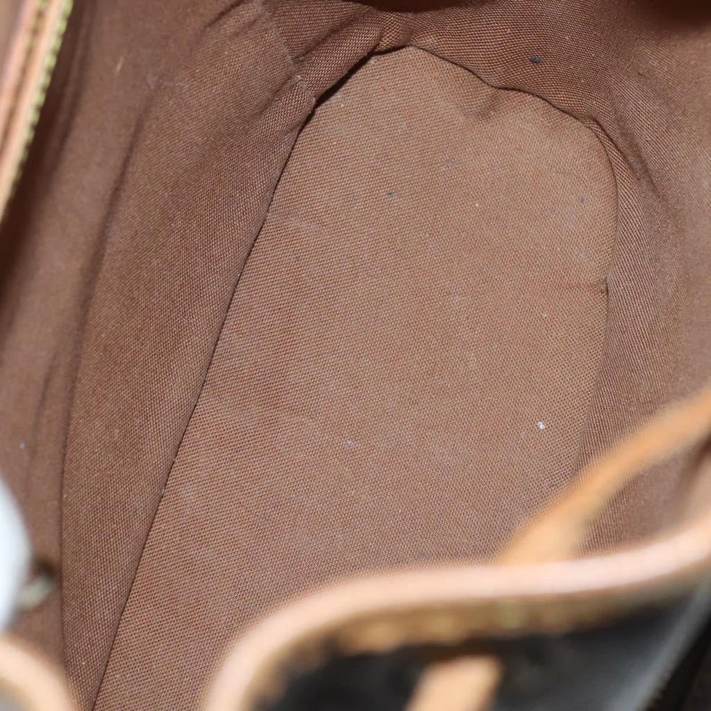 Louis Vuitton Vintage Montsouris Backpack Monogram Canvas Brown Canvas Backpack Bag