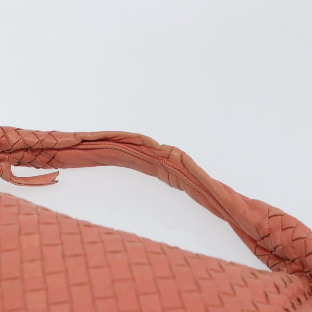 Bottega Veneta Veneta Hobo Intrecciato Nappa Pink Leather Handbag