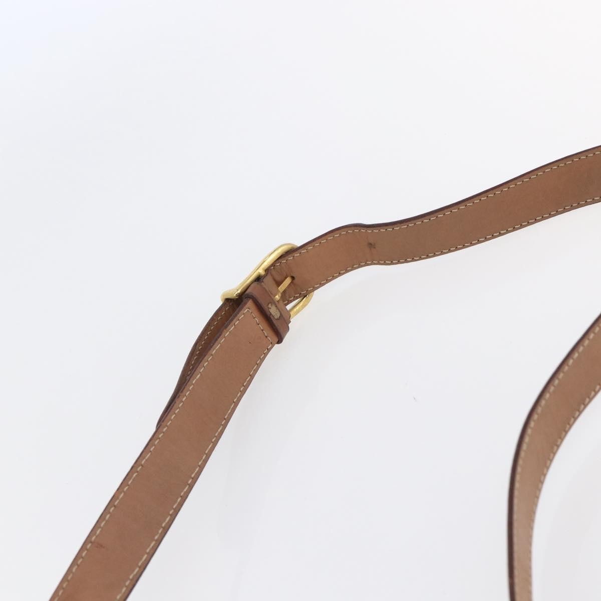 Celine Macadam Shoulder Bag Pvc Leather Brown Canvas Shoulder Bag Bag