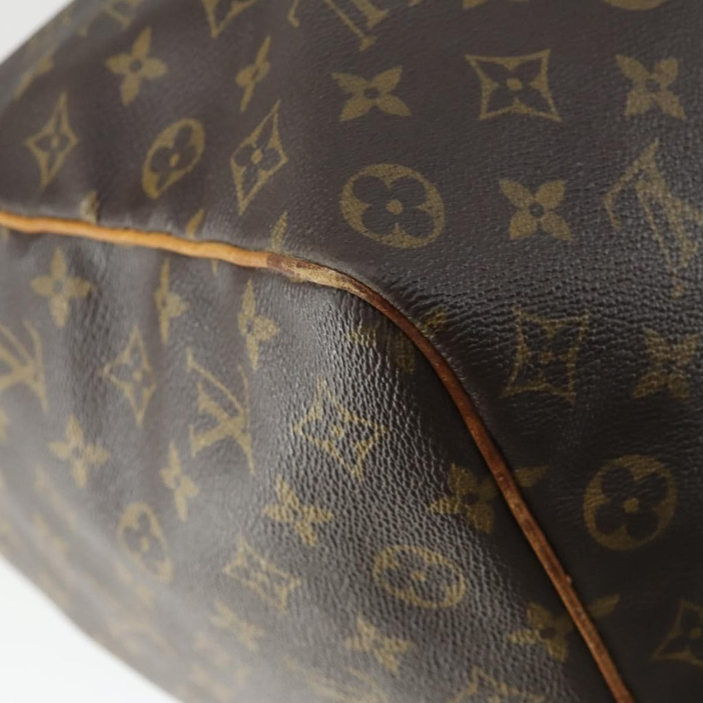 Louis Vuitton Keepall Bag Monogram Canvas Brown Canvas Travel Bag