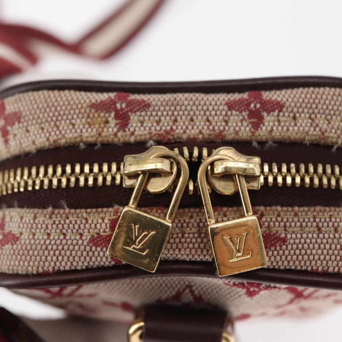 Louis Vuitton Camera Bag Mini Lin Red Canvas Clutche & Pouche Bag