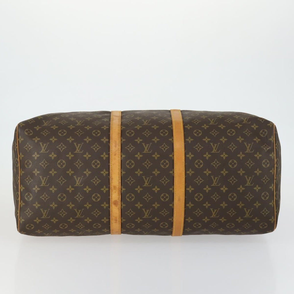 Louis Vuitton Keepall Bag Monogram Canvas Brown Canvas Travel Bag