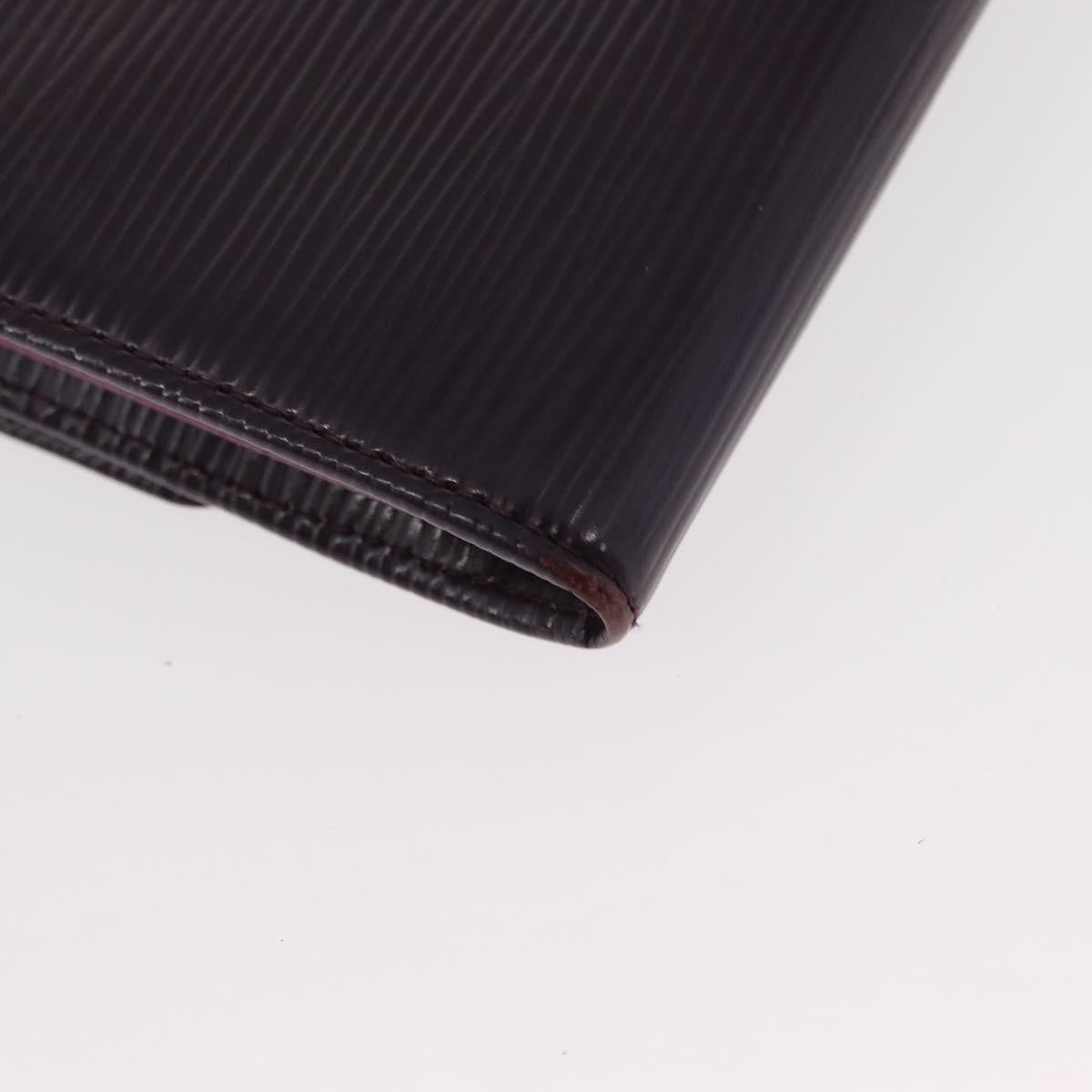 Louis Vuitton Vintage Sarah Wallet Epi Leather Purple Leather Wallets Accessory